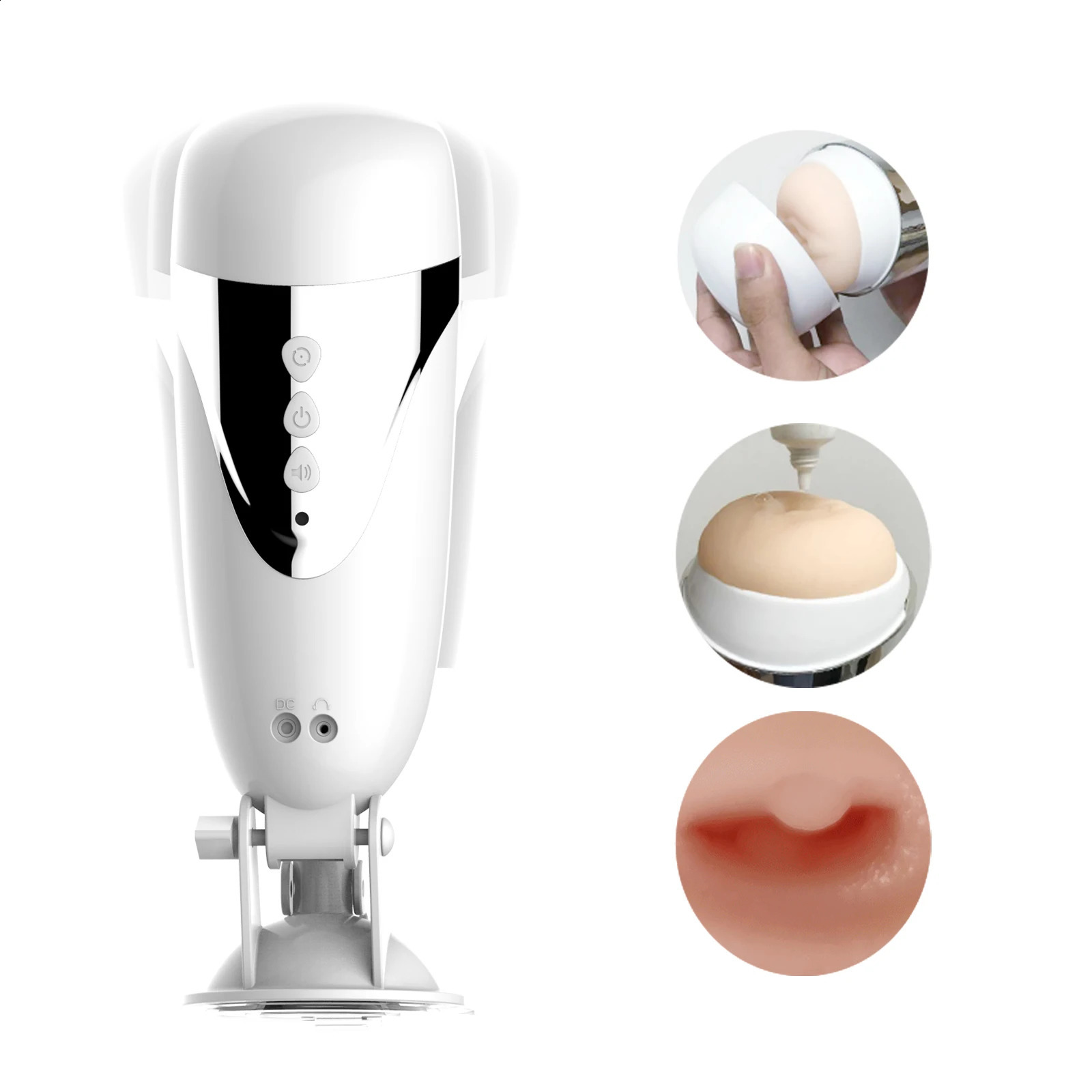 Yoaiv masturbator taste tasse sucer la balle vibratrice orgasme toys vagin réaliste pour hommes adultes 18 produits 240711