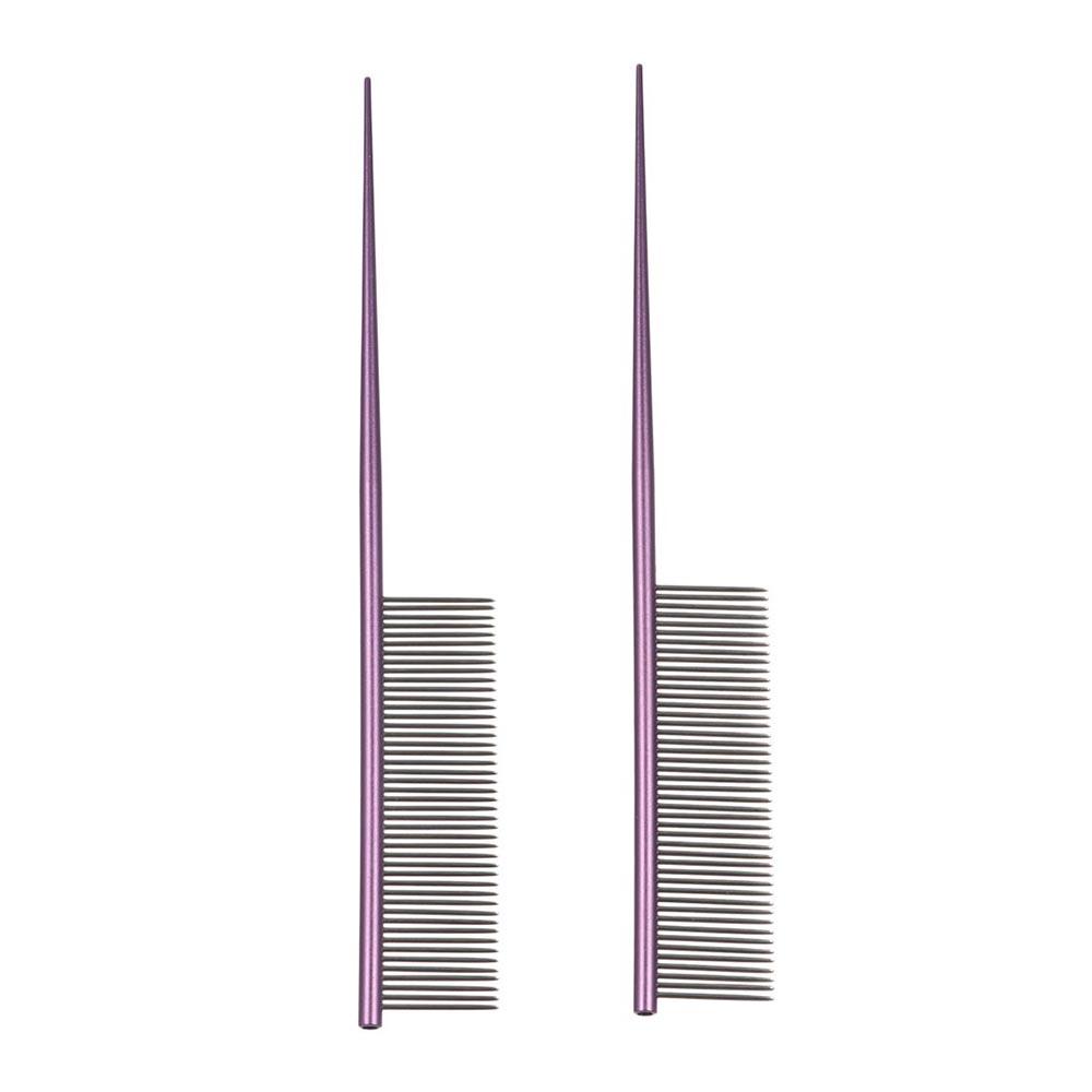 Stainless Steel Pet Flea Comb Non-rust Dense Tooth Dog Grooming Comb Colorful Dogs Cleaning Brush Comb for Dogs Puppy Cats