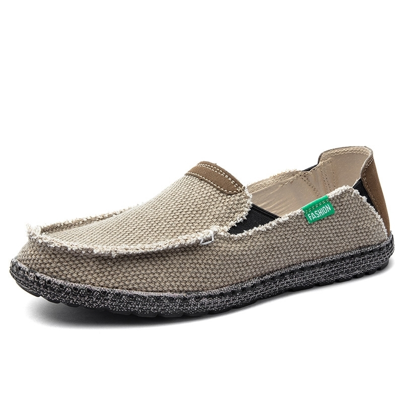 Summer Mens Canvas Shoes Espadrilles Breathable Casual Shoes Mens Casual Shoes Comfortable Ultra Light Lazy Boat Shoes Large Size 47 240914