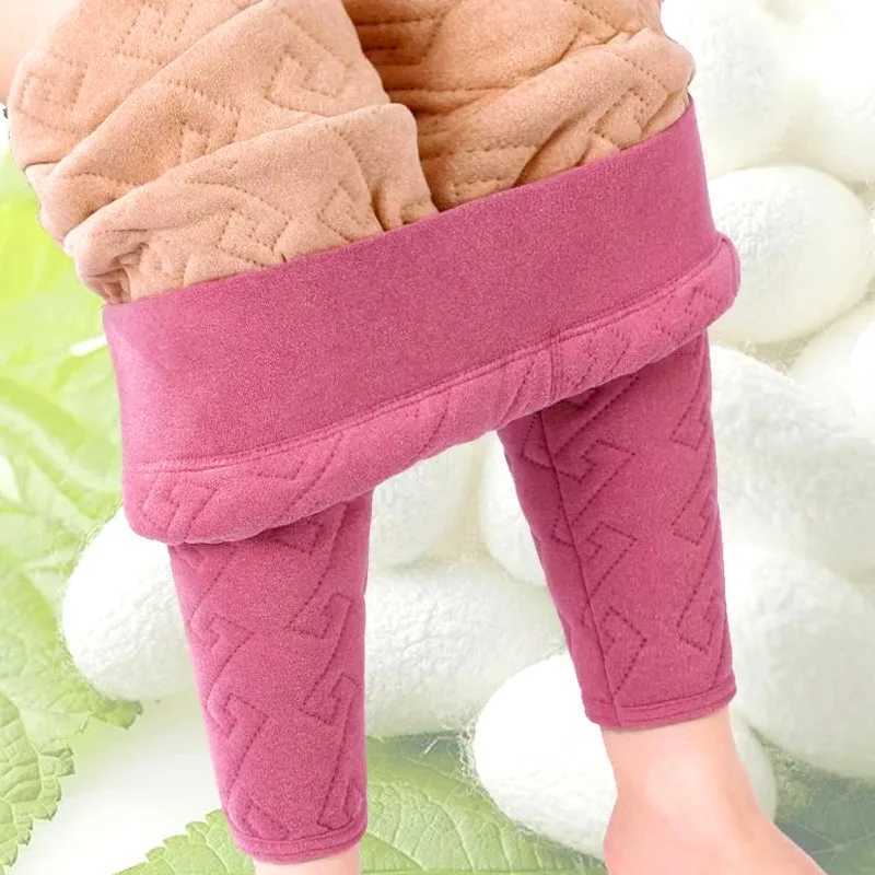 Winter Thermal Leggings Thermal Pants for Women High Waist Extra Thick Warm Slimming Bottom Pants Velvet Insulation PantsX240914