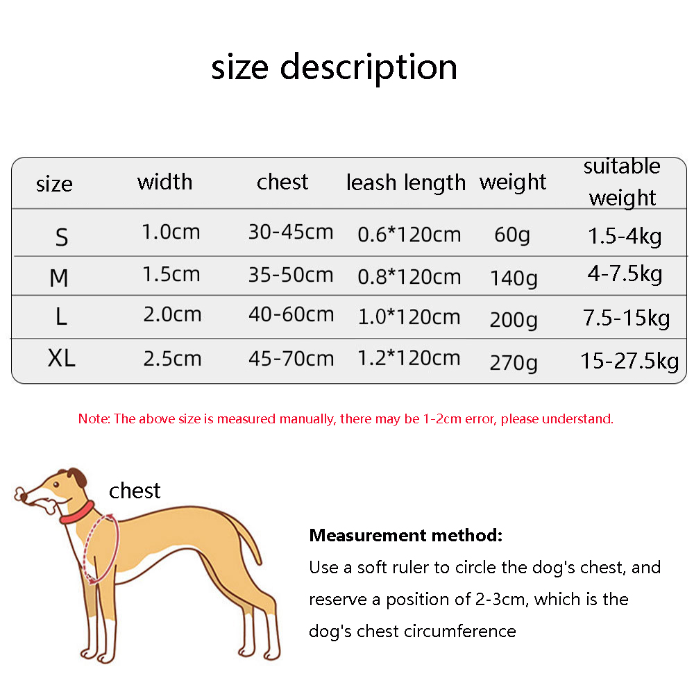 Ombre Colorblock Adjustable Dog Harness and Leashes Set-Double D Ring for Puppy Cats Small Medium Dogs Outdoor Training Running