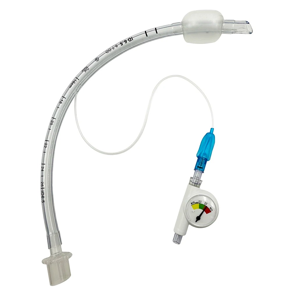 Green Endotracheal Intubation Balloon Pressure Gauge Saturation Detection Device Pet Animal Anesthesia Machine Accessories