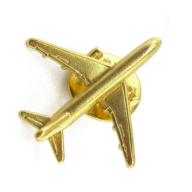 Metal Airplane Brooch Diy Fashion Pin Alloy Badge Vintage Pin Buckle Badge Buckle Jewelry AccessoriesX240914