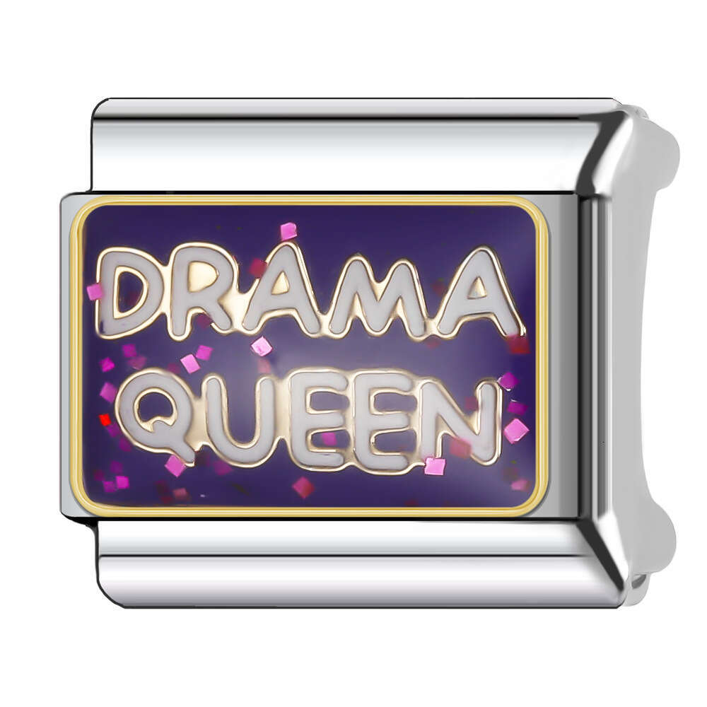 New Women's Gift I love mom Bead Italian Charms Links Bangle Beads Fit 9mm Stainless Steel Bracelet Making DIY For Women Fashion Jewelry