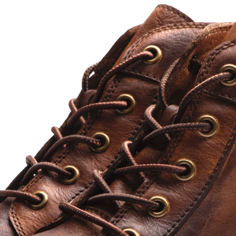 Handmade Leather Men Boots Retro Round Toe Ankle Boots for Men Luxury Punk Street Style Mens Motorcycle Boots botas para hombre
