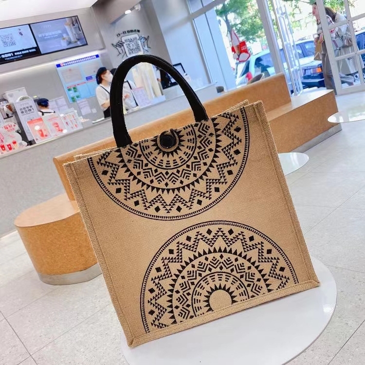 Instagram New Fashion Designer Women's Bag Women's Office Personalized Print Large Capacity Bento Women's Letter Paper Handbag Tote Bag