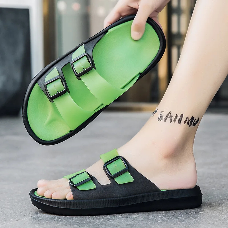 Fashion Men Sandals Cool Outdoor Slides Men Casual Durable Anti Skid Shoes Brand Designer Summer Beach Slippers Sandalias 2024