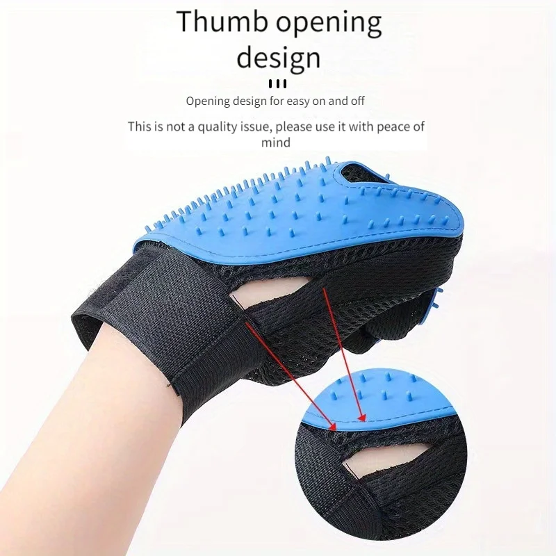 hair gloves guante gato brush for dog cat hair glove перчатка для кошек pet products brush for dog