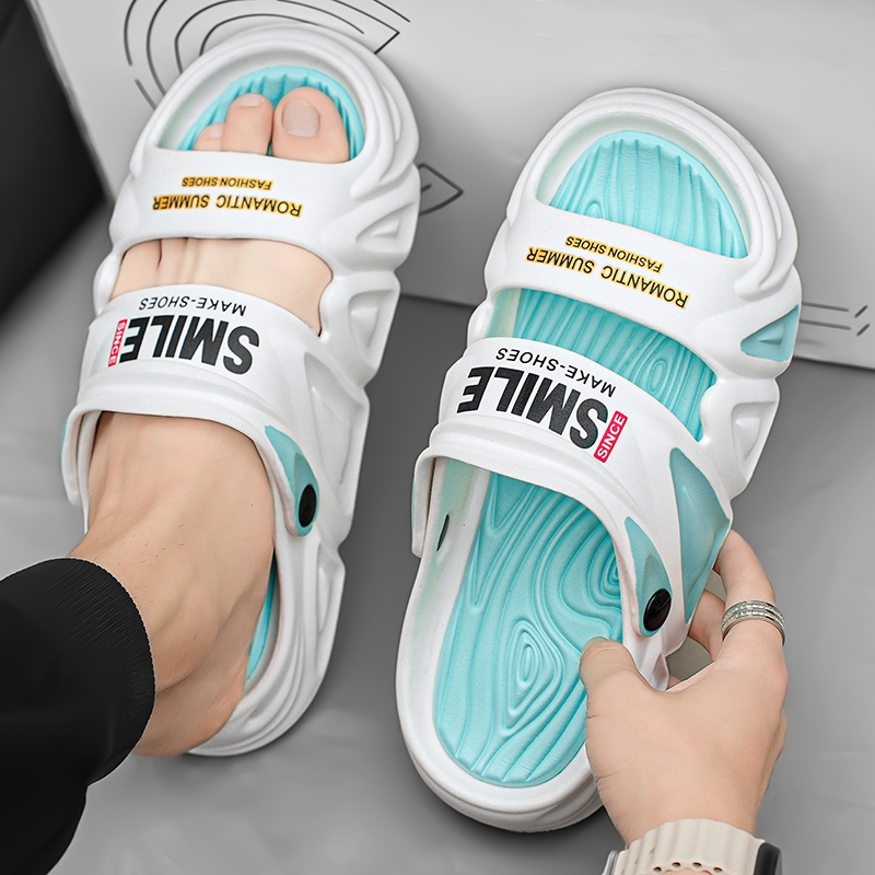 Fashion Men's Outdoor Sandals Slippers Beach Comfortable Slides Soft Clogs Men Casual Shoes Garden Shoes Men Women Beach Sandals