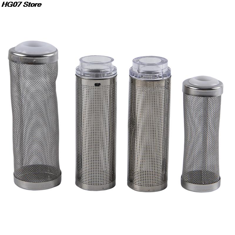12/16mm Aquarium Inflow Inlet Filter Stainless Steel Mesh Net Guard Fish Tank Filter Accesories Intake Strainer Prefilter Cover