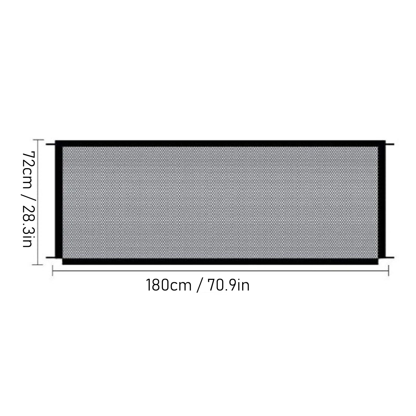 Pet Mesh Safety Gate for Stairs Doorway, Foldable Protective, Multi Functional, Cat and Dog