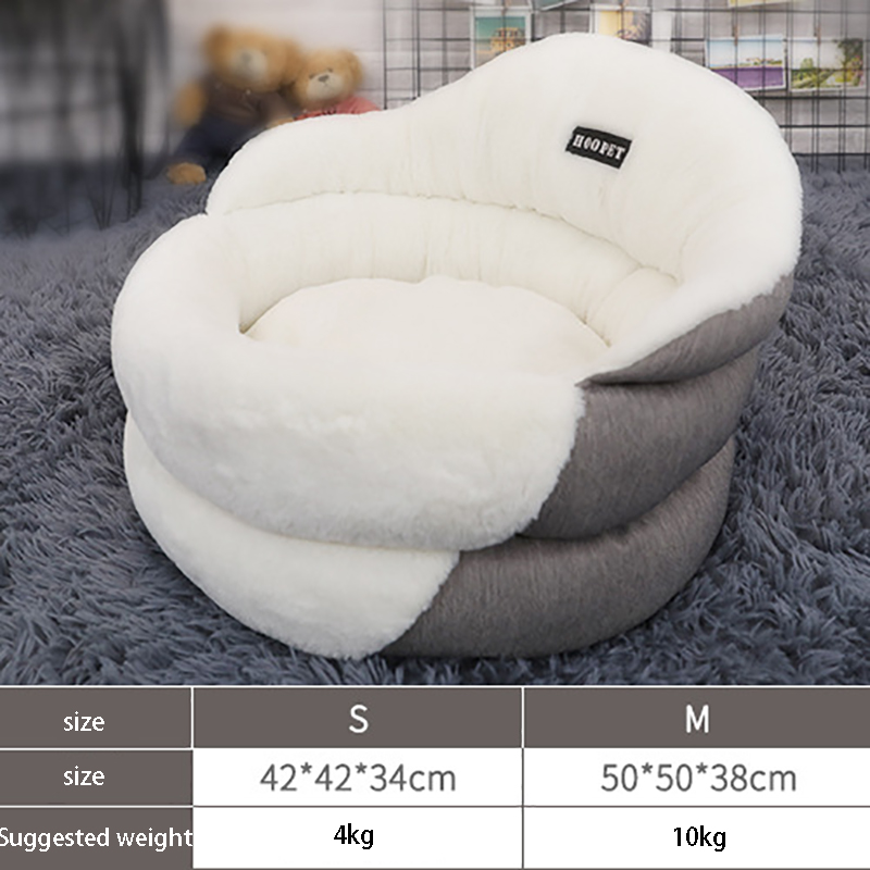 Autumn Winter Pet Nest Mats Bed Warm Comfortable Thicken Cotton Breathable Soft Plush Puppy Cat House Dog Accessories