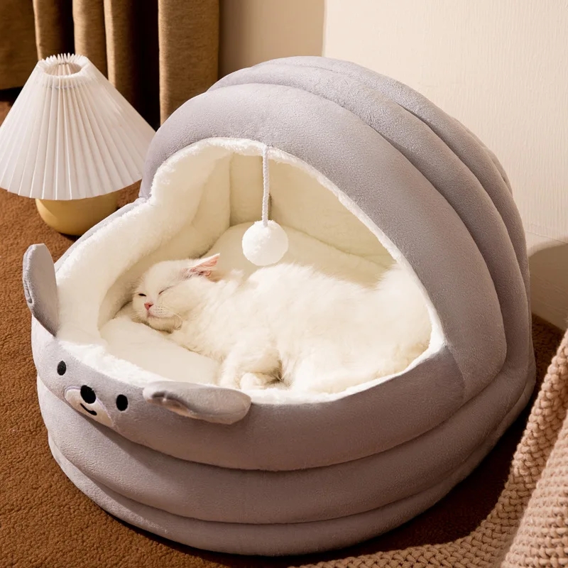 Cat litter Autumn/Winter Cat bed Cat House baby cat litter pet supplies Semi-enclosed dog litter pad