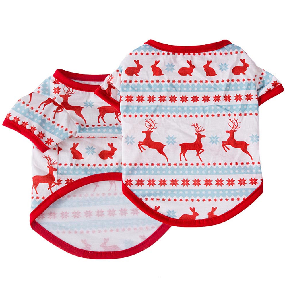 Christmas Dog Clothes Pet Clothing Vest For Small Dog Cat Puppy Outfit Cute Kitten Costume Chihuahua Puppy Teddy Dog Outfit