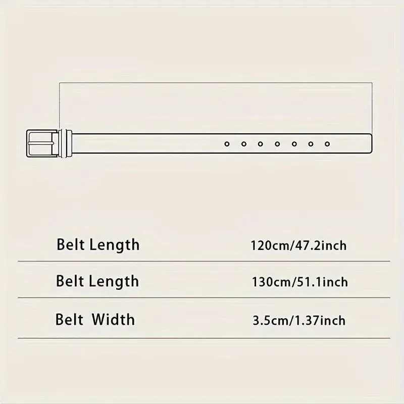 Mens Belt Metal Needle Buckle Belt Business Or Leisure Trend Authentic High End Belt Paired with Jeans Work Wear Belt Plus SizeX240914