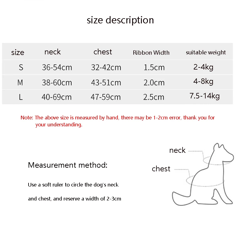 Pet Harness and Leashes Adjustable Dog Harness Medium & Large Dog Walking Leash Explosion-proof Punching Dog Chain Pet Supplies