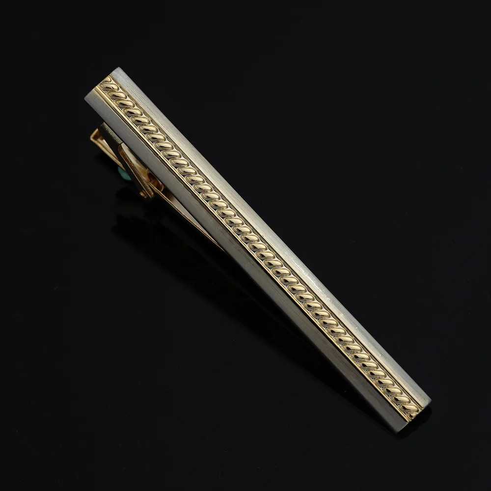 Metal Gold/Silver Plated Tie Clips For Men Personalised Necktie Bar Wedding Tie Pin Party Jewelry Accessories Man Souvenir GiftX240914