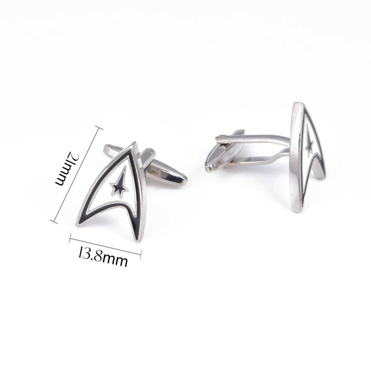 Star Tie Clips Cufflinks Sets High-end Mens Gifts Business Banquet Party Suit French Shirt Buttons Trendy Cuff Links SetX240914