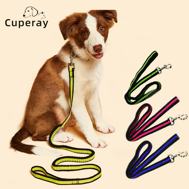 Elastic Dog Leash Retractable Cushioning Pet P Chain with Comfortable Handle,Suitable for Large and Medium-sized Dog Accessories