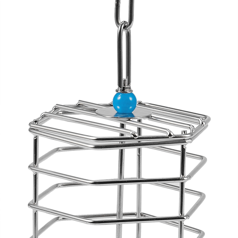 AAAC-Pet Bird Parrot Squirrel Bold Stainless Steel Food Hanging Cage Foraging Toys Macaw Cockatoo Hunt Feeder Entertainment Toys