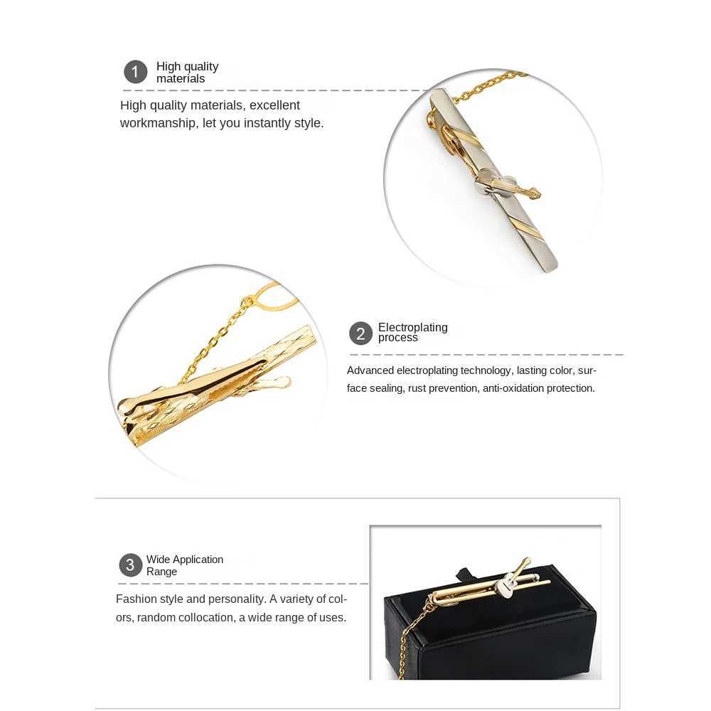 Necktie Bar Clasp Instrument Clasp Clip Guitar Copper Men Necktie Buckle Violin Fashion Jewelry Metal Tie Clips Men AccessoriesX240914