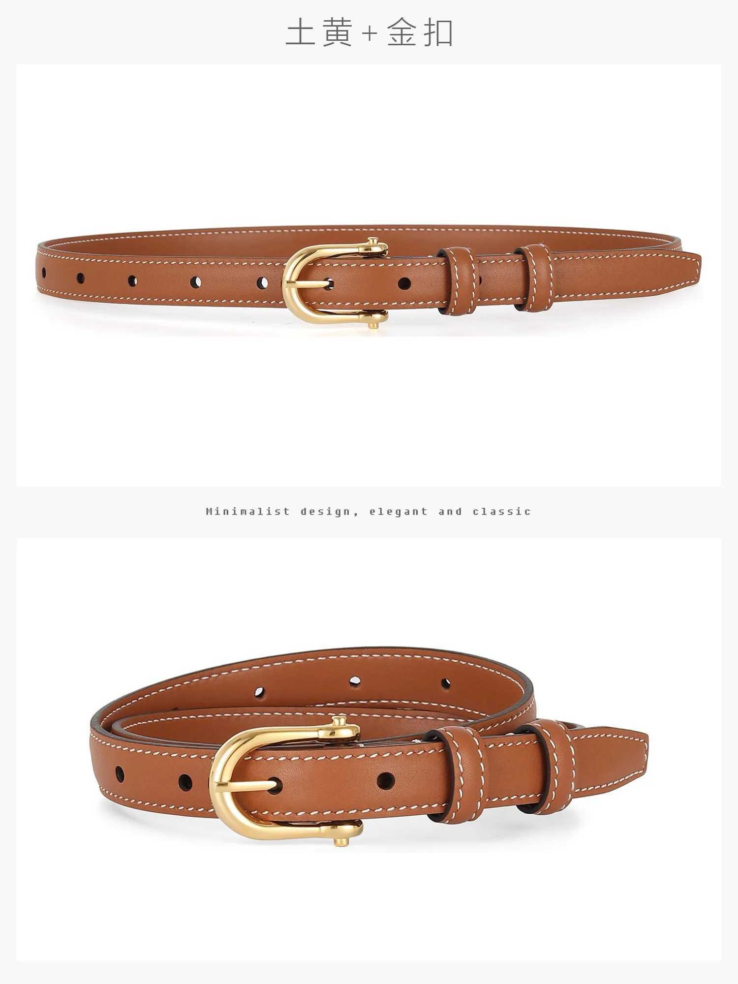 Genuine Cow Leather Women Belt 2024 New Fashion Designer Waistband for Women Casual Pants Waist Band High Quality Luxury BrandX240914