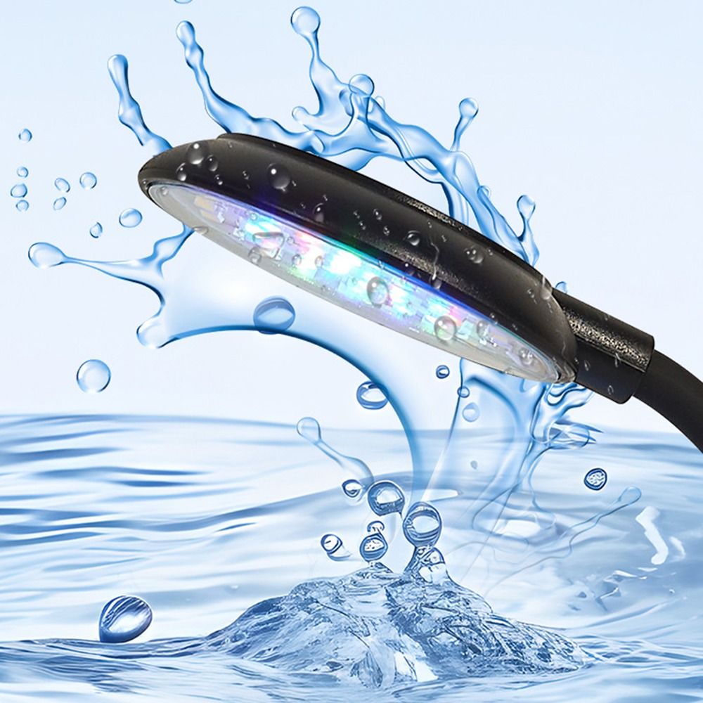 Mini Fish Tank Clip Lamp 360-Degree Rotation Energy Saving LED Aquarium Light Anti-splash Water 5/7W Aquarium Plant Light