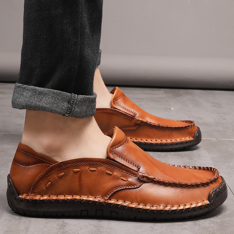 Men's Handmade Genuine Leather Casual Office Suit Dress Shoes 4