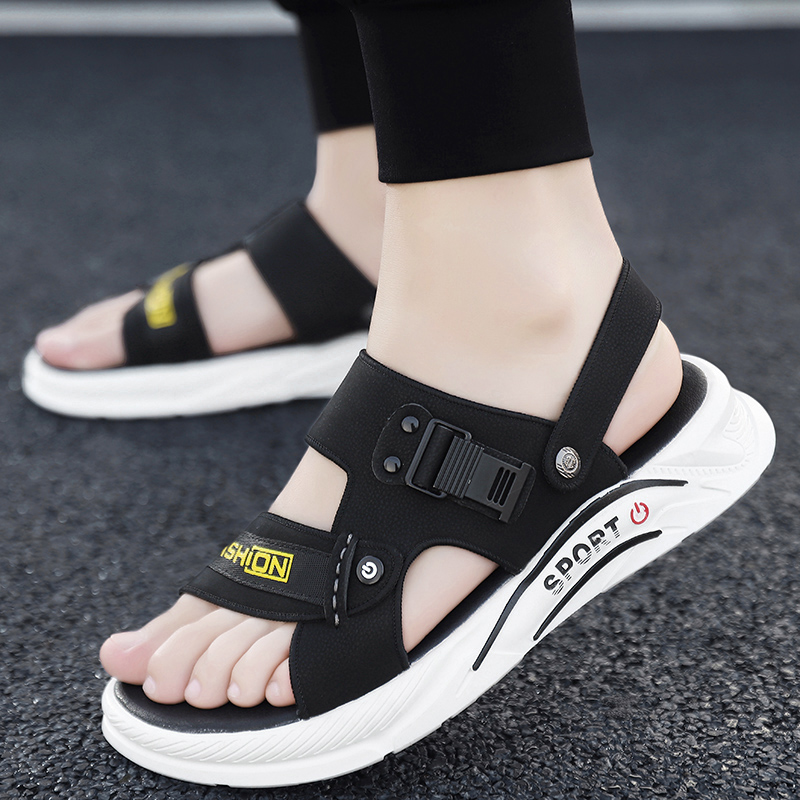 Men's Sandals 2023 New Brand Designers Shoes High Quality Non-Slip Beach Slippers Light Comfy Man Beach Sandals Summer Mocassins