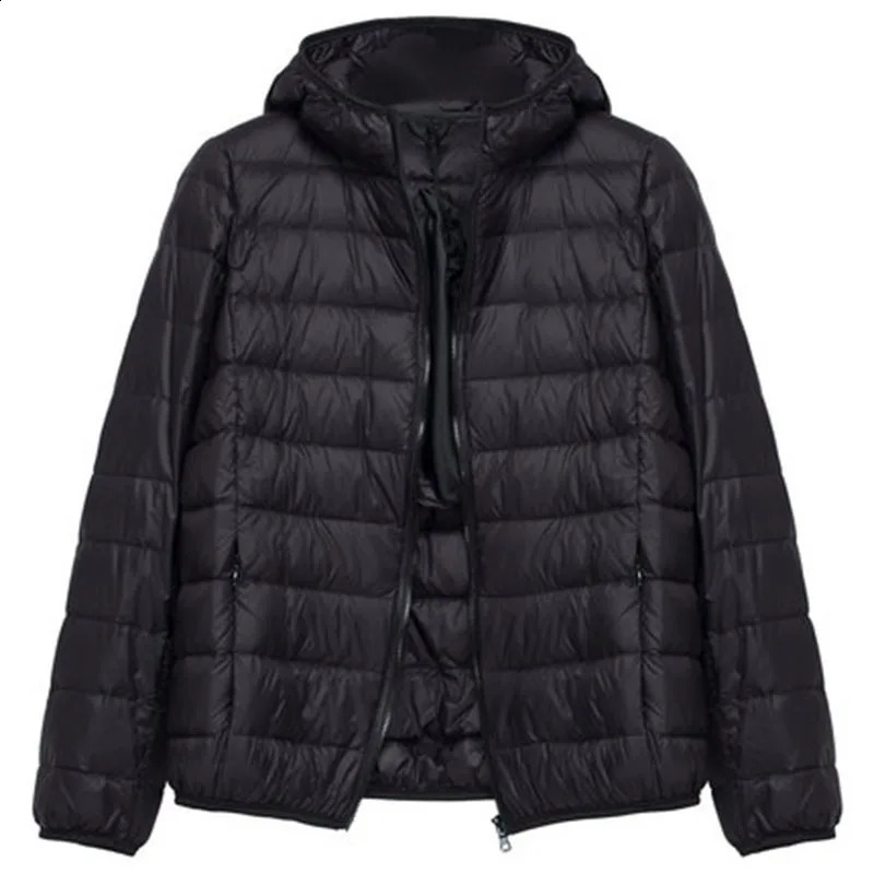 15 color womens packaging ultra light short sleeved jacket winter item womens ultra-thin suitable for portable windproof inflatable jacket 240913
