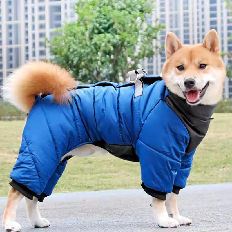 Warm Thicken Pet Dog Jacket Windproof Dog Winter Clothes for Medium Large Dogs Outdoor Puppy Clothes French Bulldog Pug Clothing