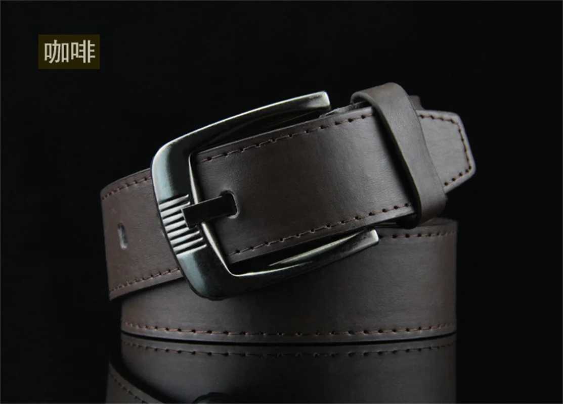 Alloy Pin Buckle Mens Belt Casual Jeans Belt Male All-match PU Leather Campus Student Designer Waistband WholesaleX240914