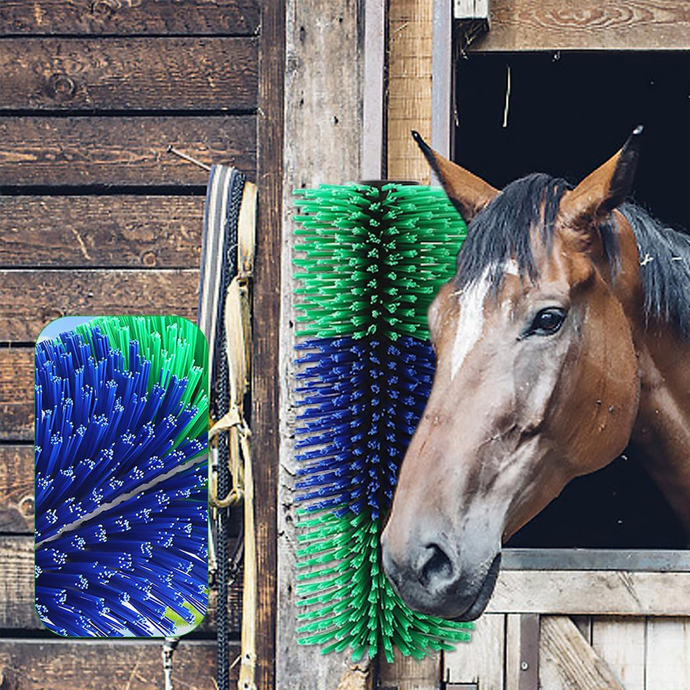 Livestock Scratch Brush Cattle Scratching Brush Livestock Grooming Relieving Horse Brush Farm Animal Massage Cleaning Tool