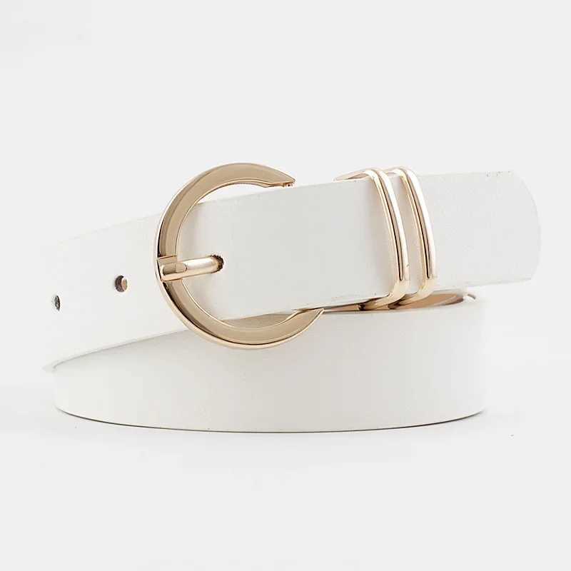 Designer High Quality Female Black Brown White Pink Wild Trouser Womens Belt Cowgirl Western Belts for Women Cintos De MujerX240914