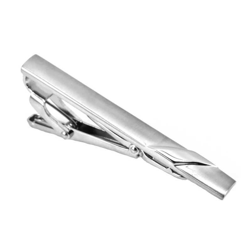High quality mens and womens tie clip copper metal Classic black enamel clip business suit shirt accessories jewelry giftsX240914