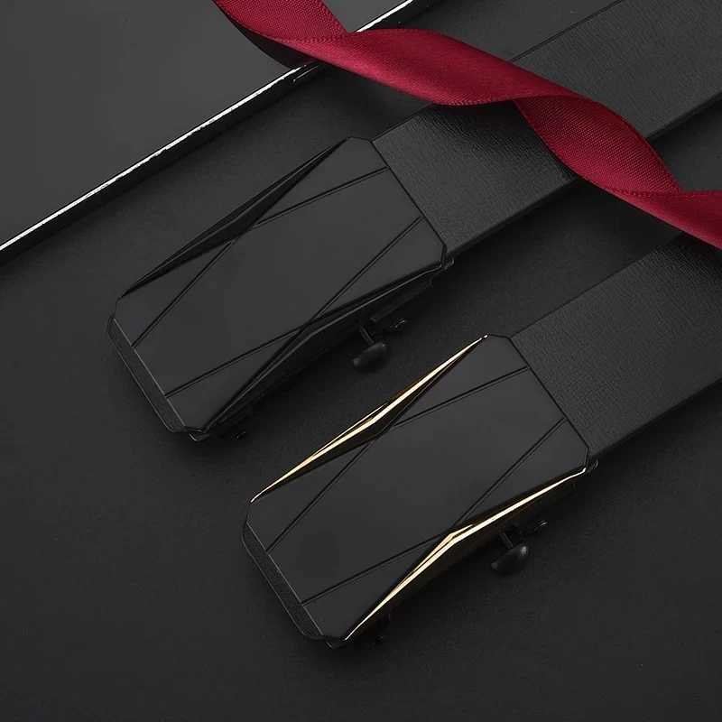Fashion Business MenS Belt Genuine Luxury Brand Belt Automatic Buckle Belt PU Leather Soft Belt With Cargo Pants Jeans BeltX240914