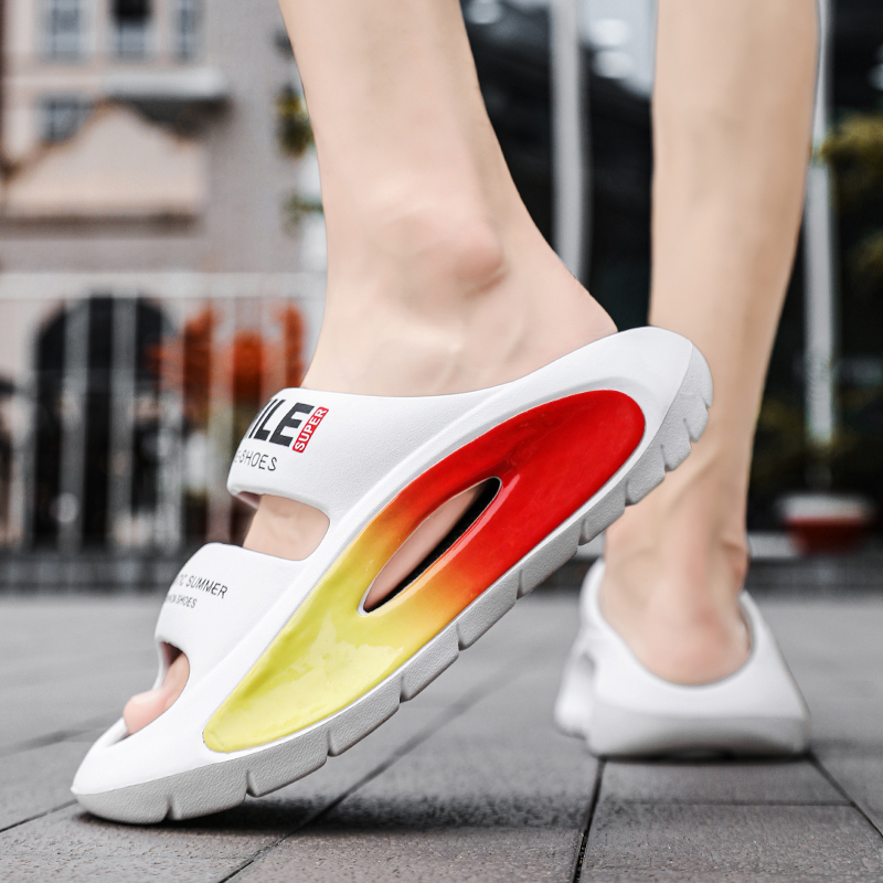 Fashion Men Women Slippers Indoor Outdoor Sandals Beach Soft Thick Sole Slides Casual Shoes New Mens Flip-flops Home Slippers