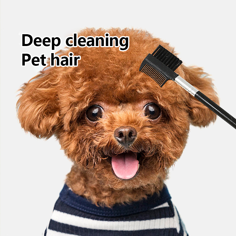 Portable Double-Sided Head Pet Eye Comb Tear Stain Remover Brush Small Cat Puppy Grooming Comb Tools Cleaning Accessories
