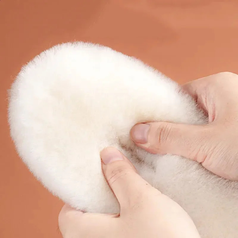 1pair Size 35-45 Thicken Thermal Insoles Winter Plush Insoles Natural Snow Boots Wool Warm Insoles for Men Woman Heating Insole 241010