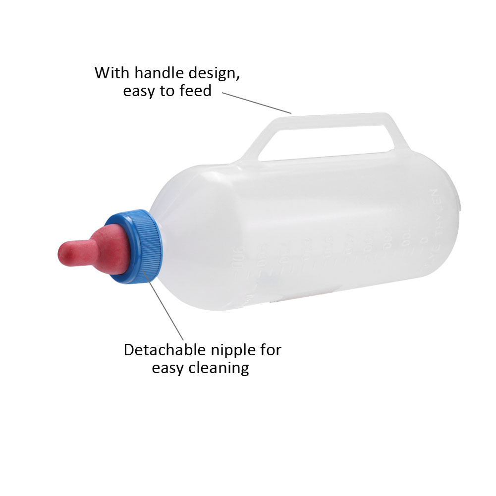 1L Lamb Milk Bottle Baby Goat Milk Feeding Feeder Nursing Bottle With Handle