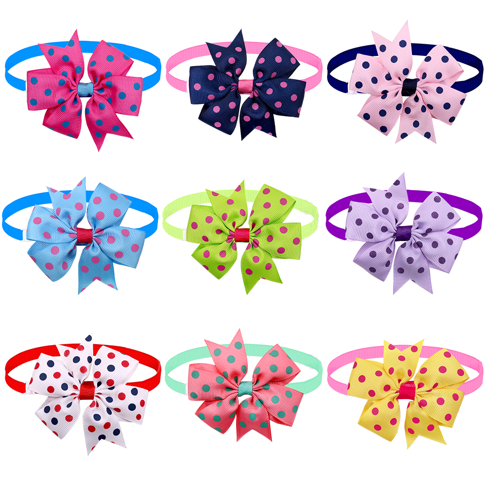 Bulk Popular Dog Bowtie For Small Dog Cat Bowtie Neckties Dogs Pets Grooming Accessories Fashion Bowties For Dogs