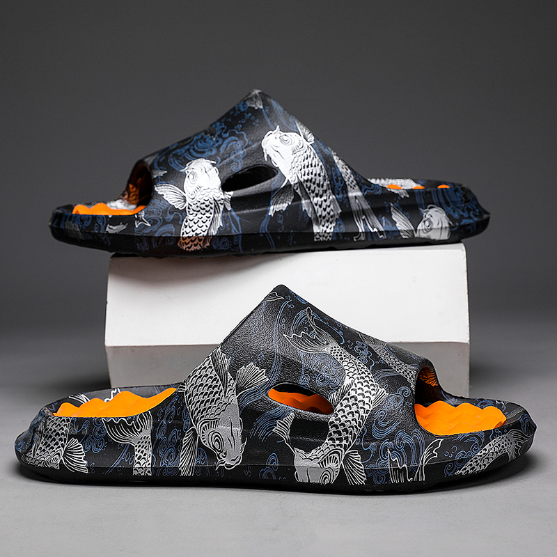 High Quality Summer Men's Outdoor New Home Slippers Indoor Designer Non Slip Soft Thick Bottom Sliders Beach Sandals