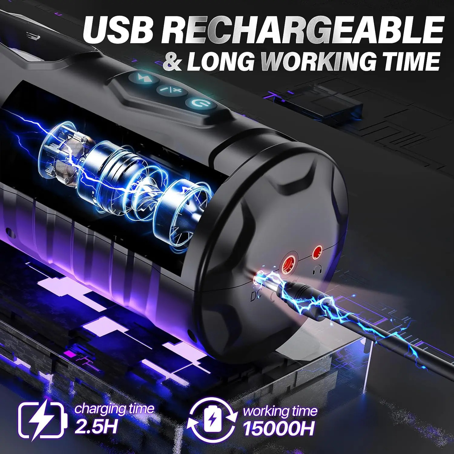 Automatic Male Masturbator Sex Toys for Men 7 Thrusting Rotating Modes Hands Free Machine Electric Penis Pu 240711