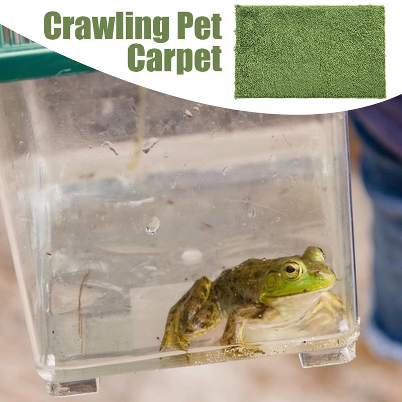 Reptile Carpet Strong Water Absorption Reptile Liner 402*5cm Cuttable Reptile Tile Terrarium Bedding Substrate Liner for Snakes