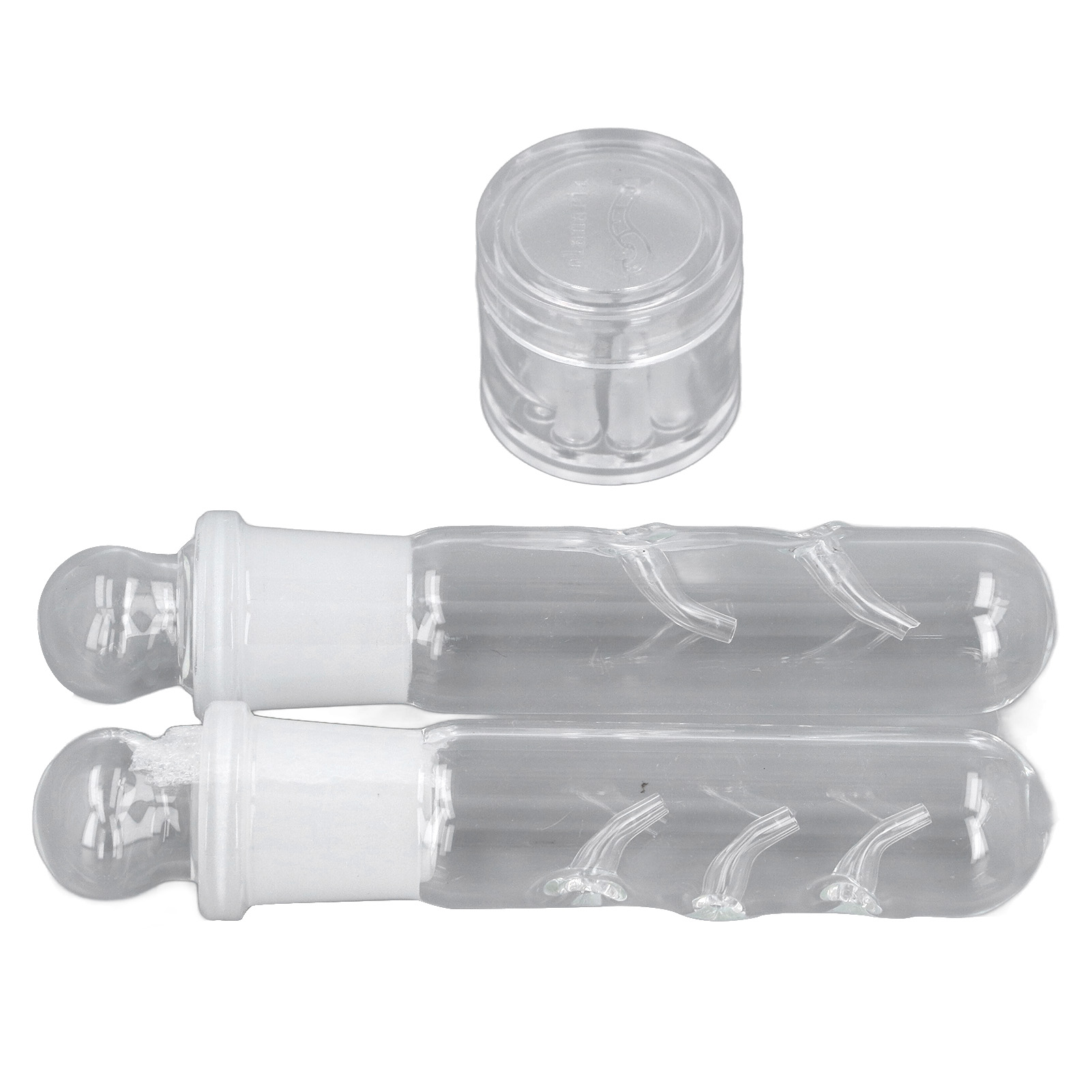 Planaria Trap Transparent Glass Easy To Use 2 Hole 3 Hole 8 Hole Planaria Catcher For Fish Tank Shrimp Tank