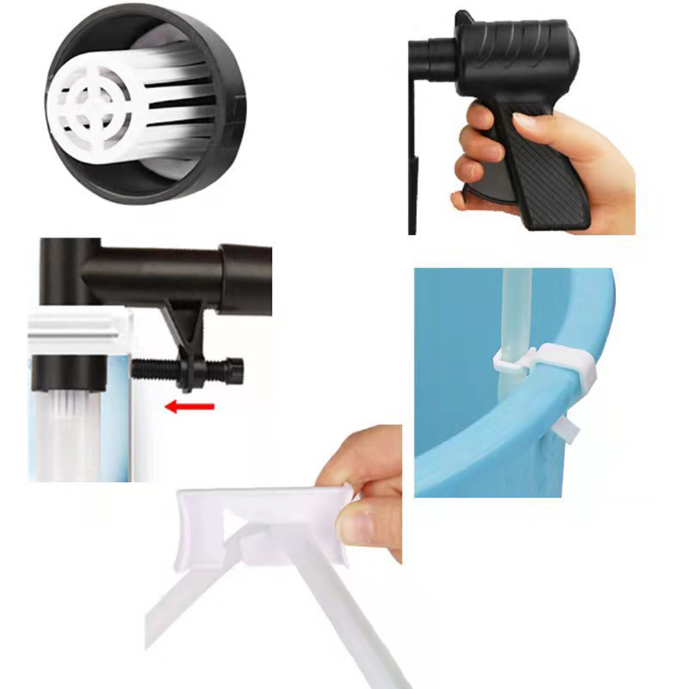 Manual Water Waste Remover Vacuum Stone Cleaner Tool Multi-functional Water Change Pump Aquarium Fish Tank Pipe Filters Tools