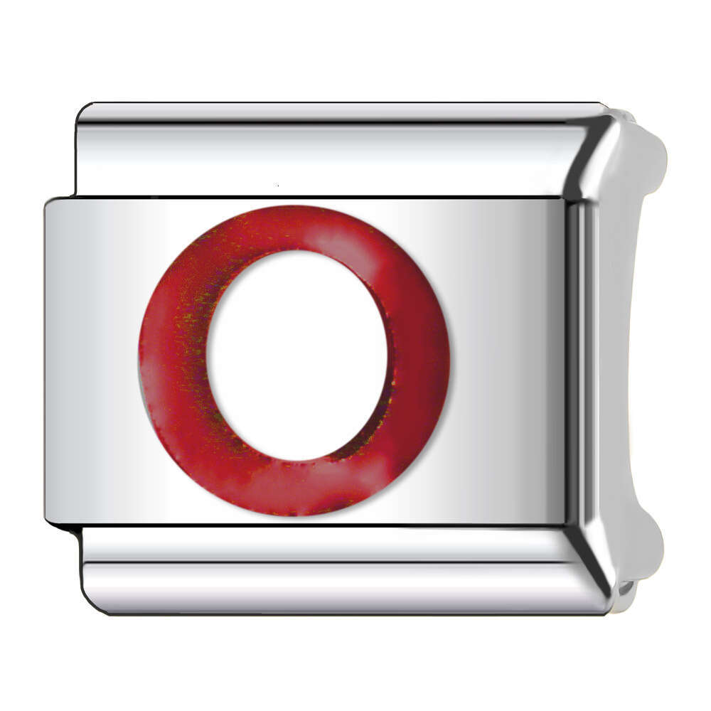 New Women's Gift Colorful 26 English Letters Bead Italian Charms Links Bangle Beads Fit 9mm Stainless Steel Bracelet Making DIY For Women Fashion