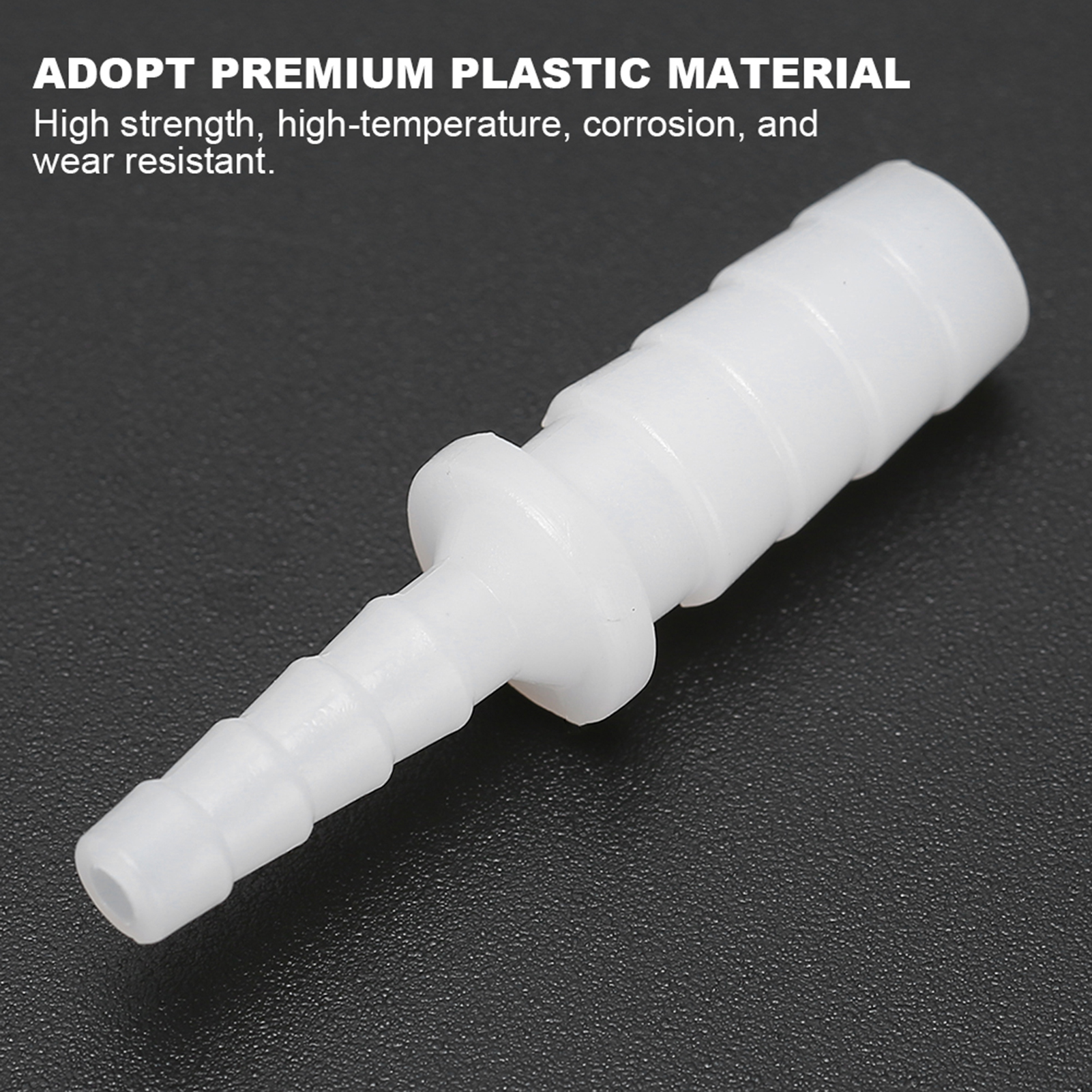 2-Way Straight Aquarium Water Pipe Adapter, Fish Tank Fittings, Joint Connector, 20Pcs