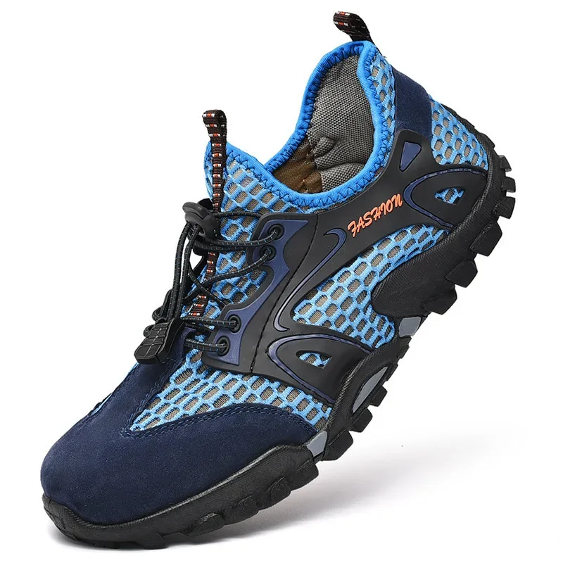 Summer Wading Hiking Shoes for Men Outdoor Man Sneakers Breathable Quick Drying Sports Trekking Beach Barefoot Mens Shoes