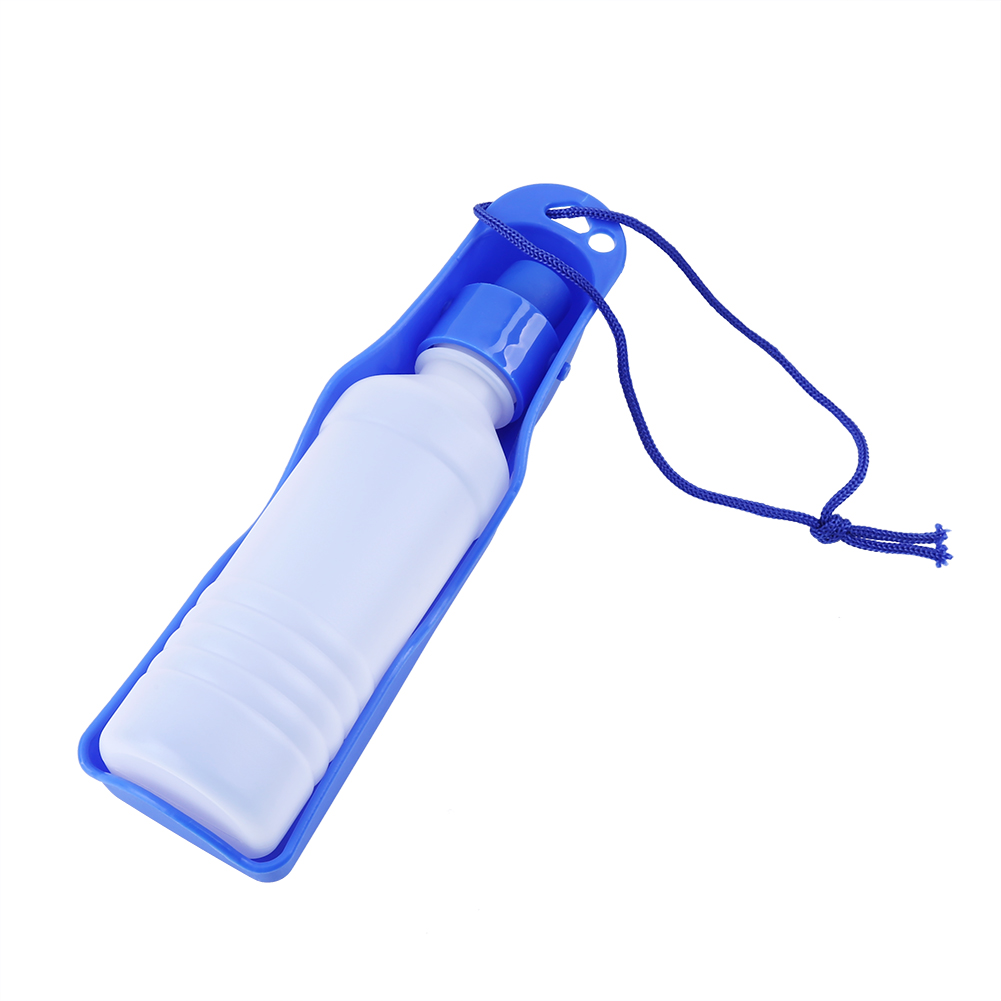 Love Pet Dog Travel Water Bottle Puppy Drinking Feeding Fountain Bottle 250ml